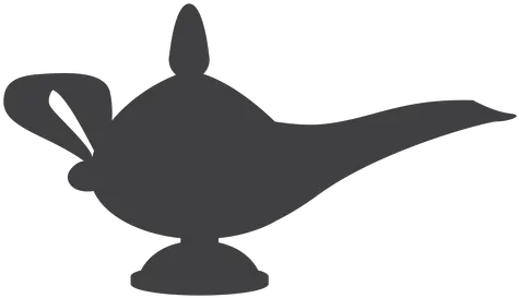 Genie Arabic Lamp Silhouette Transparent Png U0026 Svg Vector Clip Art Genie Lamp Icon