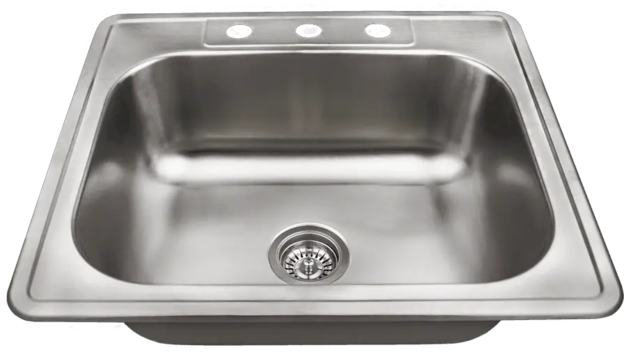 Us1038t Single Bowl Topmount Stainless Single Bowl Stainless Sink Png Kitchen Sink Png