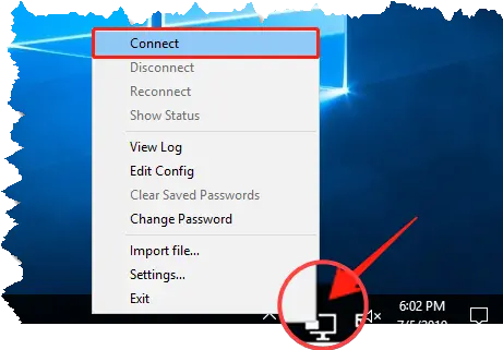 Connect Windows Pc To Yeastar S Vertical Png Right Click Icon