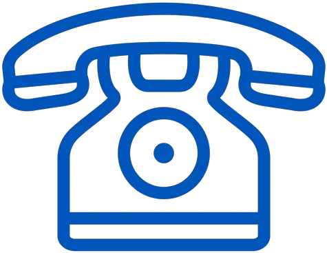 Telephone Stroke Icon Phone Icon Transparent Blue Png Telephone Icon Blue