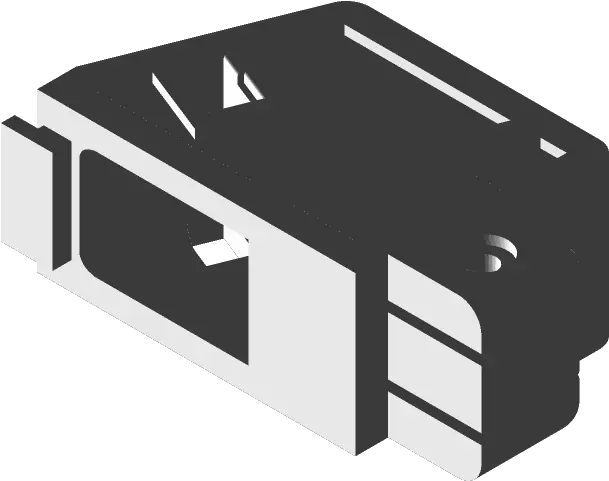 Ak Glock Mag Adaptor 3d Cad Model Library Grabcad Horizontal Png Misc Item Icon