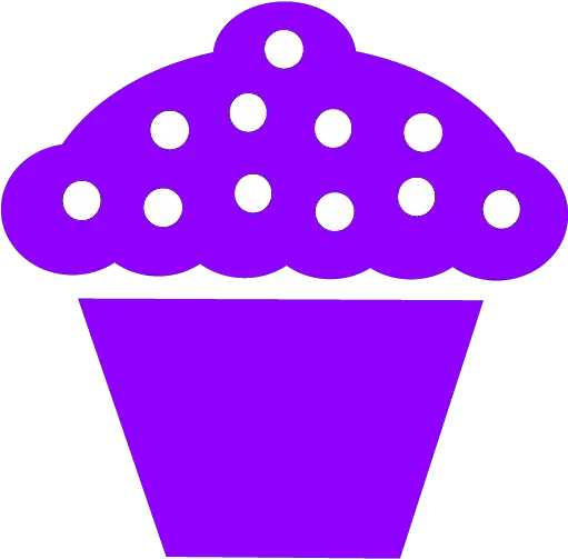 Violet Cupcake Icon Free Violet Food Icons Transparent Pink Cupcake Clipart Png Free Food Icon