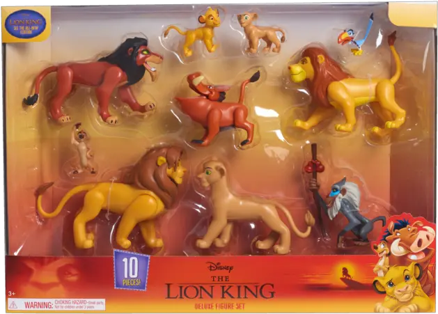 Flair Leisure Lnn08000 The Lion King Deluxe Figure Set Lion King 2019 Toys Png Lion King Transparent