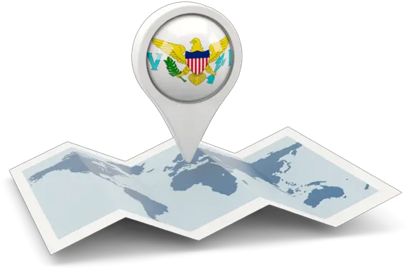 Round Pin With Map Illustration Of Flag Virgin Islands Icon Nigeria Map Png Us Flag Icon
