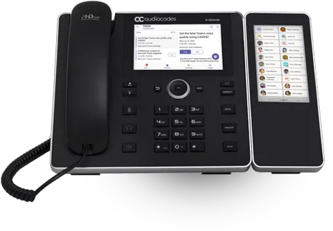 C450hd Ip Phone With Expansion Module Business Audiocodes C450hd Png Microsoft Icon Phone