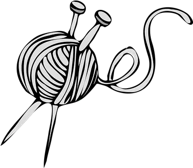 Free Knitting Yarn Illustrations Draw Knitting Needles And Yarn Png Yarn Ball Icon