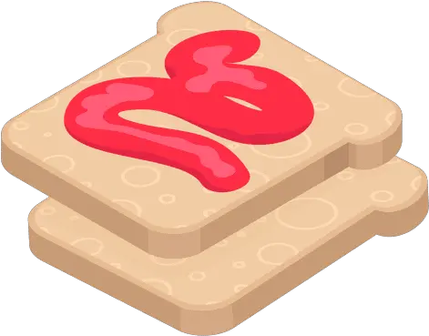 Toast With Jam Illustration Png Jam Png