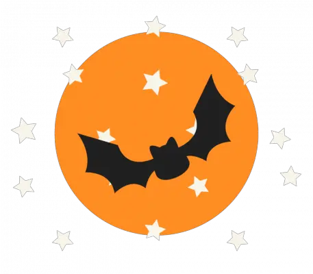 Halloween 2015 Bat Moon U0026 Stars Graphic By Tina Shaw Beautiful Lock Screen Wallpaper For Phone Png Cute Bat Icon