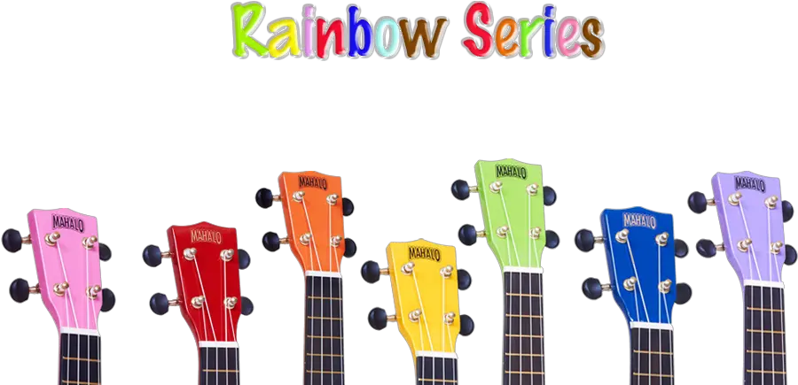 Download Mahalo Coloured Ukulele Rainbow Series Sieffs Music Ukulele Rainbow Clipart Png Ukulele Png