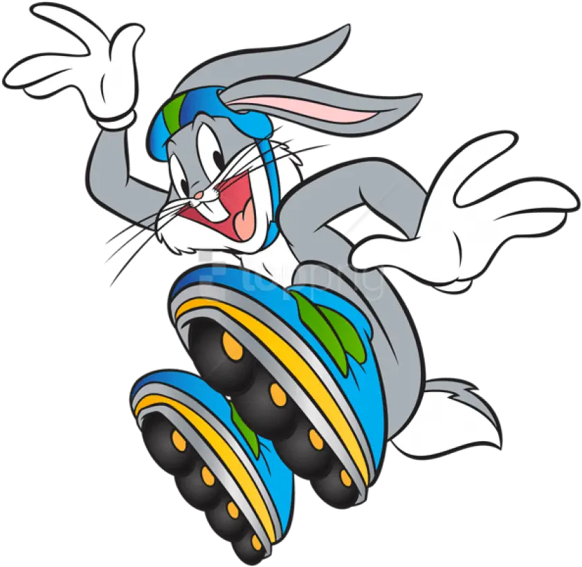 Download Hd Lola Bunny Clipart Roller Bugs Bunny On Skates Png Bunny Clipart Png