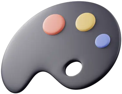 Paint Palette Icon Download In Glyph Style Joystick Png Palette Icon