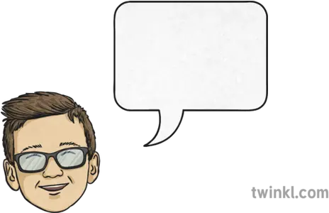 Boys Head With Speech Bubble Illustration Twinkl Speech Bubble With Boy Png Cartoon Speech Bubble Png