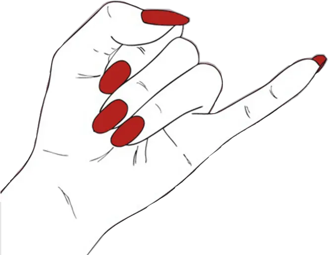 Nails Clipart Png Hand Tumblr Grunge Edgy Aesthetic Black Transparent Red Aesthetic Png Hand Png Clipart