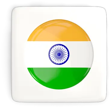 Square Icon With Round Flag Illustration Of India Vertical Png Free Flag Icon