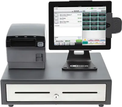 Ncr Pos Cash Register System Includes Ipad Cash Register System Png Cash Register Png