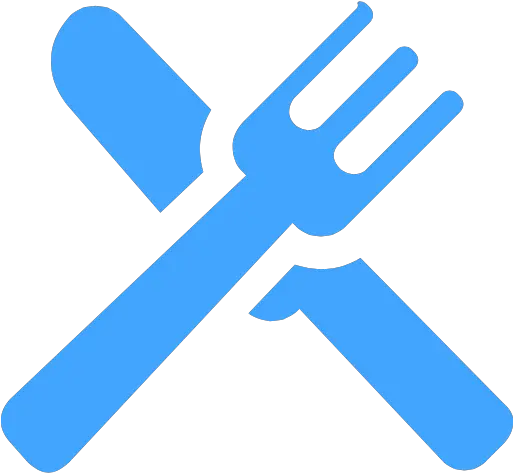 Lunch Menu Lunch Break Icon Blue 512x512 Png Clipart Fork And Knife Vector Lunch Icon Png