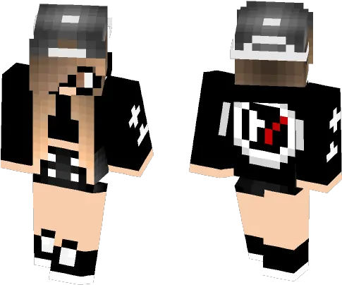 Download Twenty One Pilots Girl Minecraft Skin For Free Minecraft Brown Hair Girl Skin Png Twenty One Pilots Logo Png