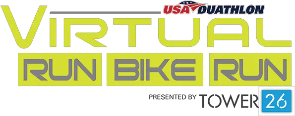 Usa Duathlon Virtual Run Vertical Png Swim Bike Run Logo