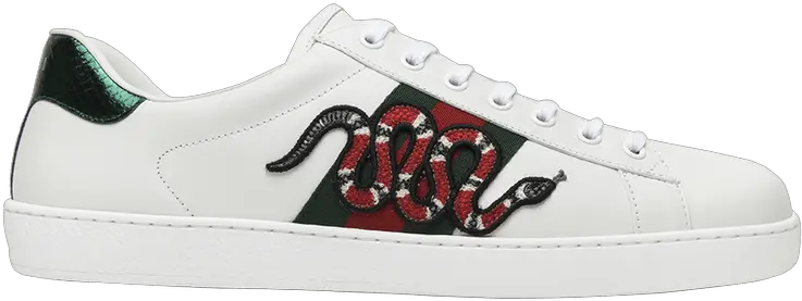 Gucci Ace Embroidered U0027snakeu0027 Gucci Snake Trainers Png Gucci Snake Png