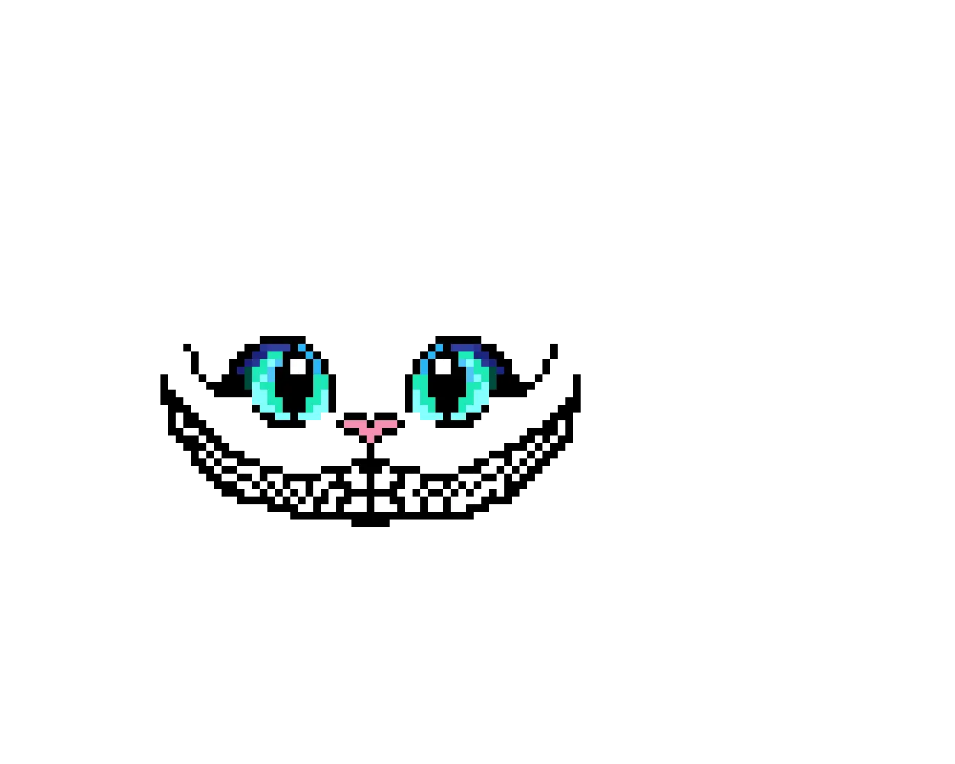 Cheshire Cat Pixel Art Cheshire Cat Pixel Art Png Cheshire Cat Png