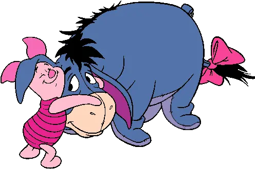 Winnie The Pooh Piglet And Eeyore 2yamahacom Png Eeyore Transparent