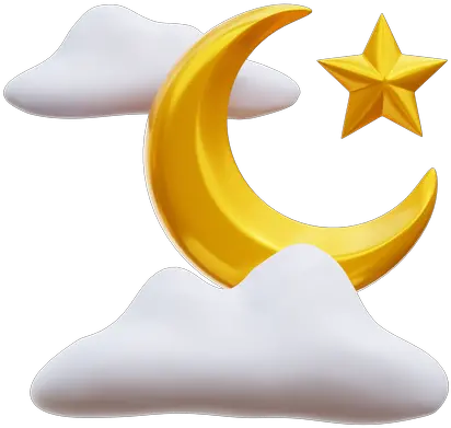 Crescent Moon Icon Download In Line Style Happy Png Android Yellow Star Icon