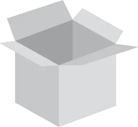Square White Cardboard Box Caja De Carton Blanca Png Square Box Png