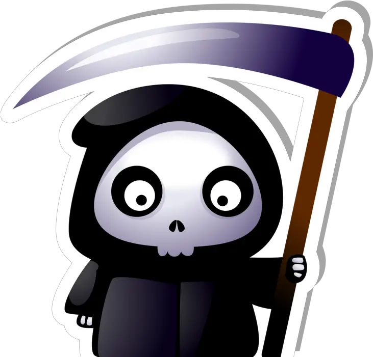 Transparent Reaper Scary Picture 2479990 Animated Cute Grim Reaper Png Grim Reaper Png