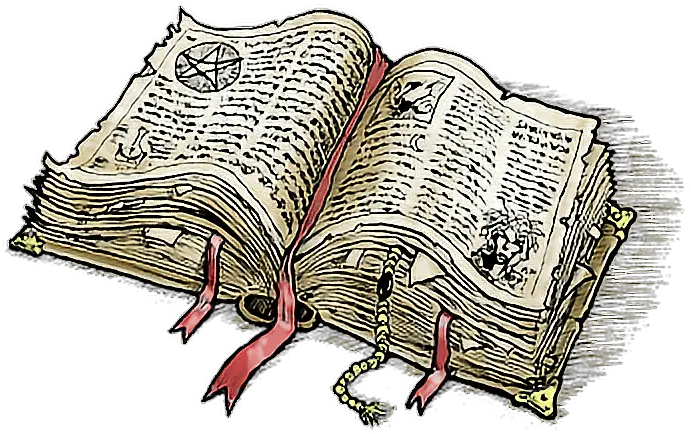 Library Of Spell Book Transparent Old Spell Book Drawing Png Magic Book Png