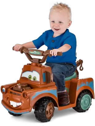 Kid Trax Disney Cars Towmater Ride Mater Ride On Toy Png Mater Png
