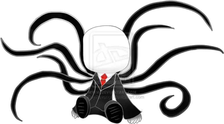 Slenderman Clipart Grandma Slenderman Creepypasta Chibi Imagenes De Slenderman Anime Png Slender Man Transparent