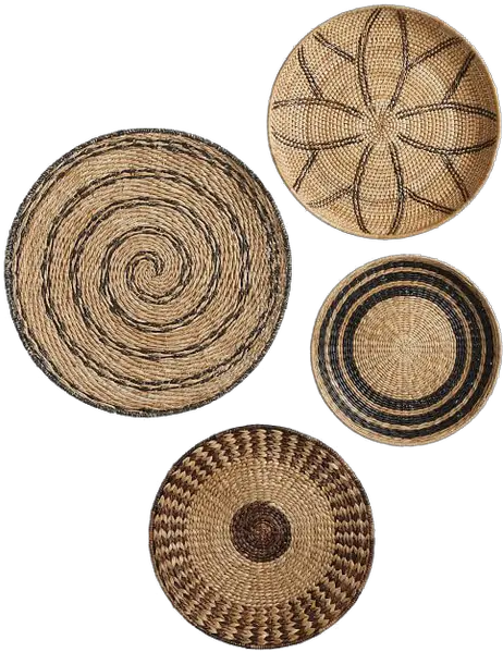 Woven Baskets Wall Art Woven Baskets Wall Decor Png Wall Art Png