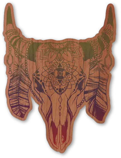 Color Cow Skull Ox Png Cow Skull Png