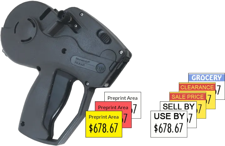Monarch 1131 Labels Monarch 1131 Pricing Guns Price Gun For Sale Png Price Sticker Png