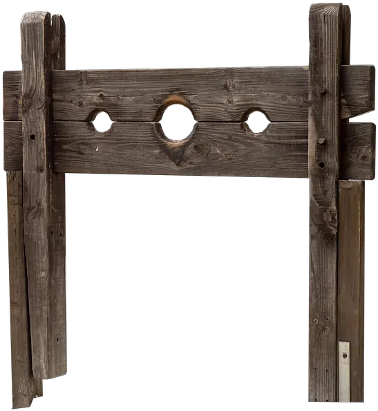 Pillary Stocks Medieval Plywood Png Png Stocks