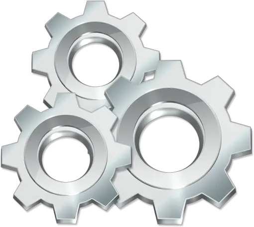 Execute Gears Settings Silver Utilities Icon Download Setting 3d Icon Png Settings Icon Png