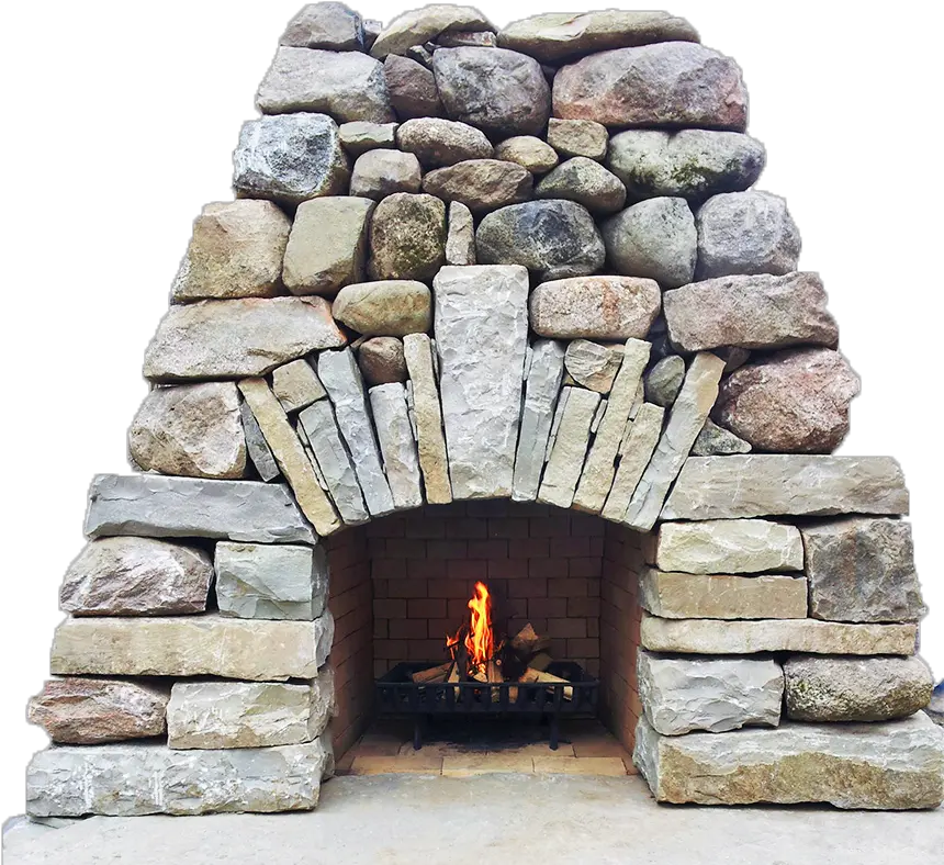 Hardscaping U0026 Stone Walls Outdoor Expressions Stone Fireplace On Transparent Background Png Stone Wall Png