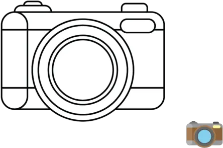 Coloring Camera Graphic By Studioisamu Creative Fabrica Mirrorless Camera Png Camera Lens Icon