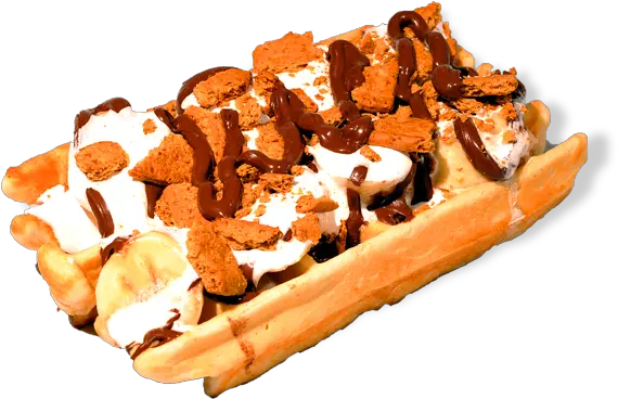 Smores Png Belgian Waffle 542191 Vippng Hot Dog Bun Waffle Png