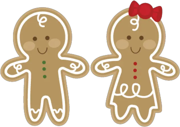 Gingerbread Clipart Couple File Gingerbread Man Svg Png Gingerbread Png