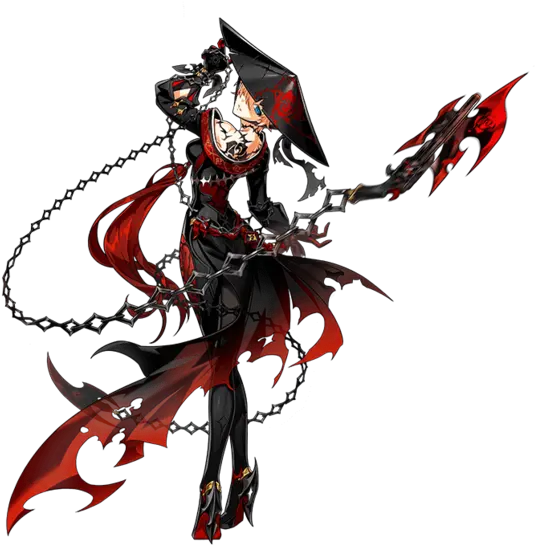 Black Massacre Elwiki Rose Elsword Png Bloody Heart Png