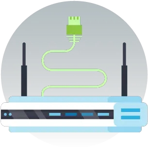 Internet Speed Test Vertical Png Router Icon Flat Vector