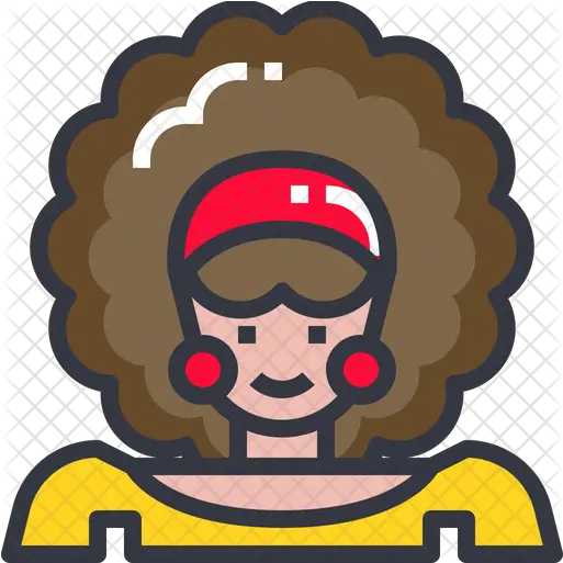 Afro Icon Illustration Png Afro Png