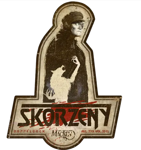 Skorzeny Illustration Png Werewolf Logo