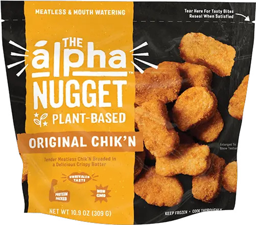 Alpha Foods Plant Based Chicken Nugget Alpha Foods Chicken Patties Png Chicken Nugget Transparent