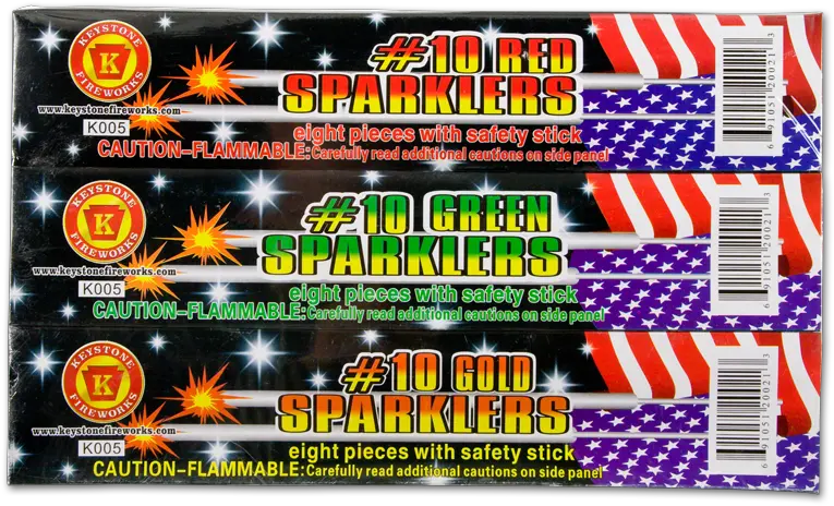 10 Color Sparklers Sparklers Packs Png Sparkler Png