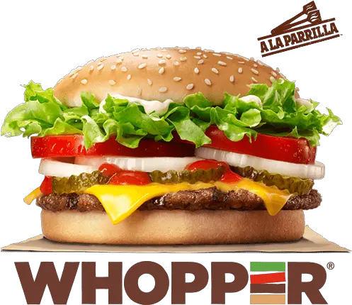 Download And King Whopper Sandwich Hamburger Fries Burger King Png Cheeseburger Png