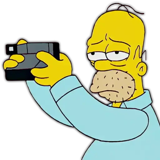 Sticker Maker Homero Triste Sticker De Homero Triste Png Homero Png
