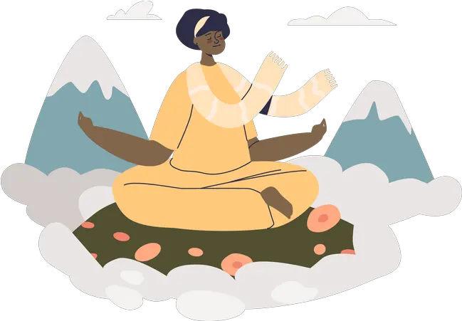 Meditation Icon Download In Line Style Sensacione De Bienestar Ilustracion Png Meditation Icon Png