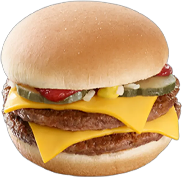 Cheeseburger Steak Burger Hamburger Double Cheese Burger Mcd Png Cheeseburger Transparent